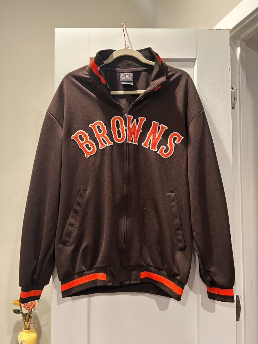 Vintage St. Louis Browns Majestic Cooperstown Collection Track Jacket - Size L